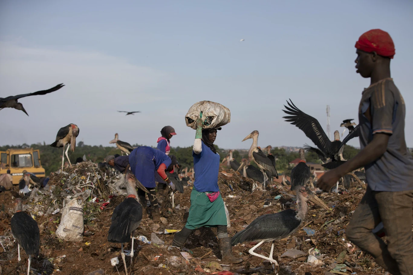 W zwałach śmieci często zalegają elementy, którymi łatwo można zrobić sobie krzywdę: odłamki szkła czy strzykawki.