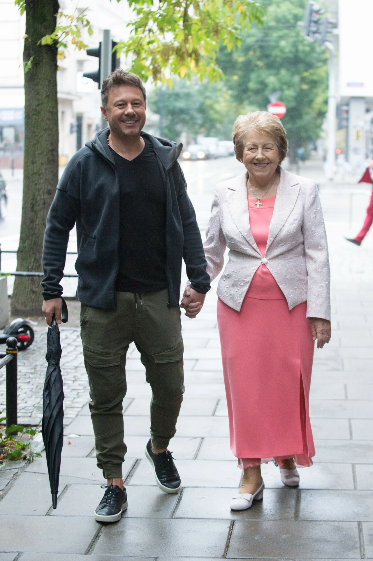 Andrzej Piaseczny z mamą Alicją Andrzej Piaseczny z mamą Alicją