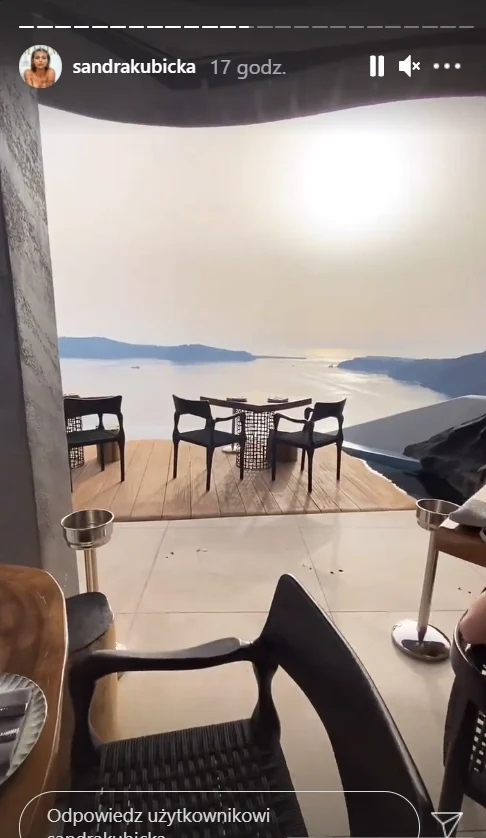 Sandra Kubicka na wakacjach, https://www.instagram.com/sandrakubicka/