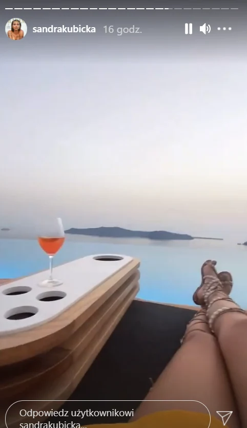Sandra Kubicka na wakacjach, https://www.instagram.com/sandrakubicka/