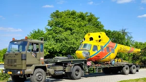 ​Legendy PRL-u w akcji - unikatowy transport Mi-2 do Muzeum Ratownictwa