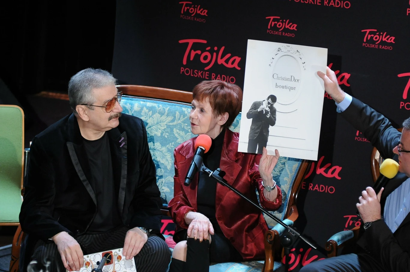 Wojciech Karolak i Maria Czubaszek