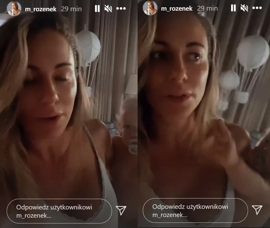 Rozenek komentuje mecz! (instagram.com/m_rozenek/)