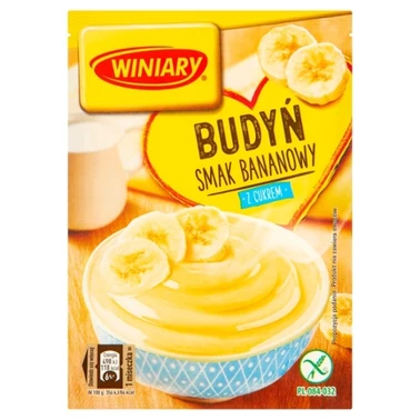 Winiary Budyń z cukrem smak bananowy 60 g - 1