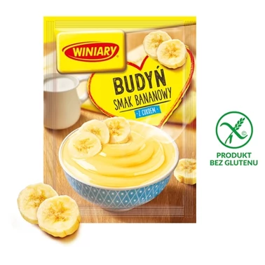 Winiary Budyń z cukrem smak bananowy 60 g - 0