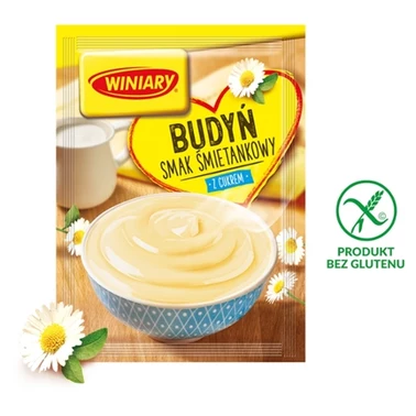 Winiary Budyń z cukrem smak śmietankowy 60 g - 0