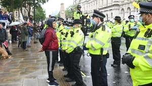 Protest w Londynie przeciwko opóźnieniom w pełnym zniesieniu lockdownu. Rząd przedłużył obostrzenia o cztery tygodnie z powodu znacznego wzrostu liczby przypadków Covid-19 w wariancie Delta 