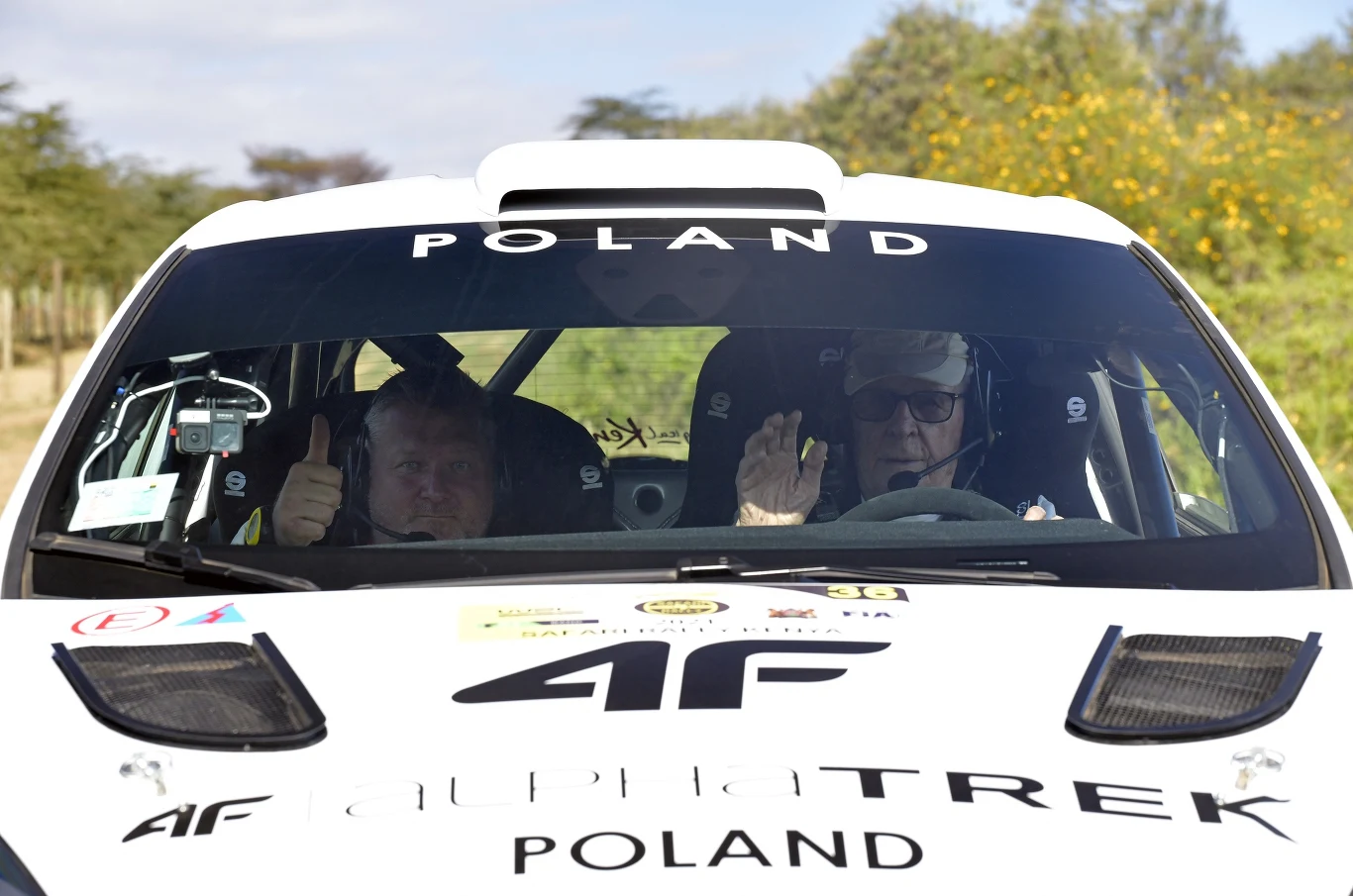 Sobiesław Zasada na Rajdzie Safari