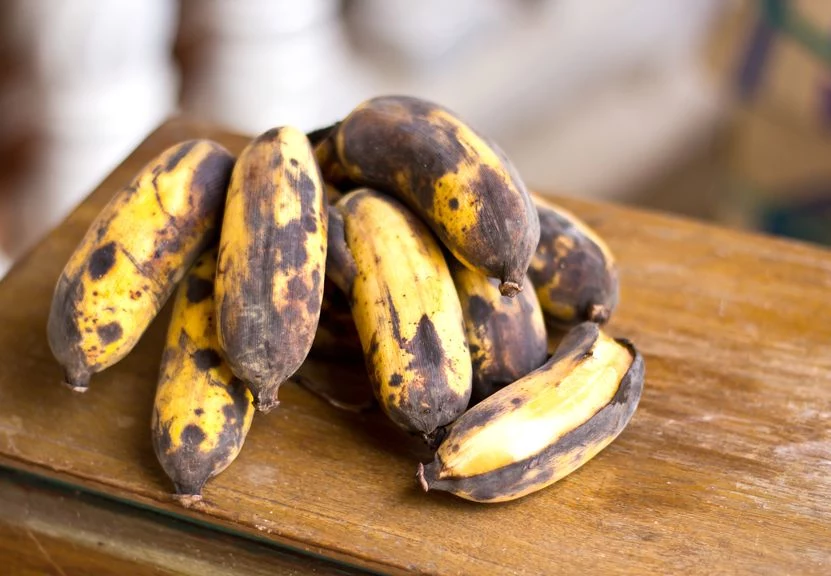 Przejrzałe banany pomogą przy zatruciu pokarmowym