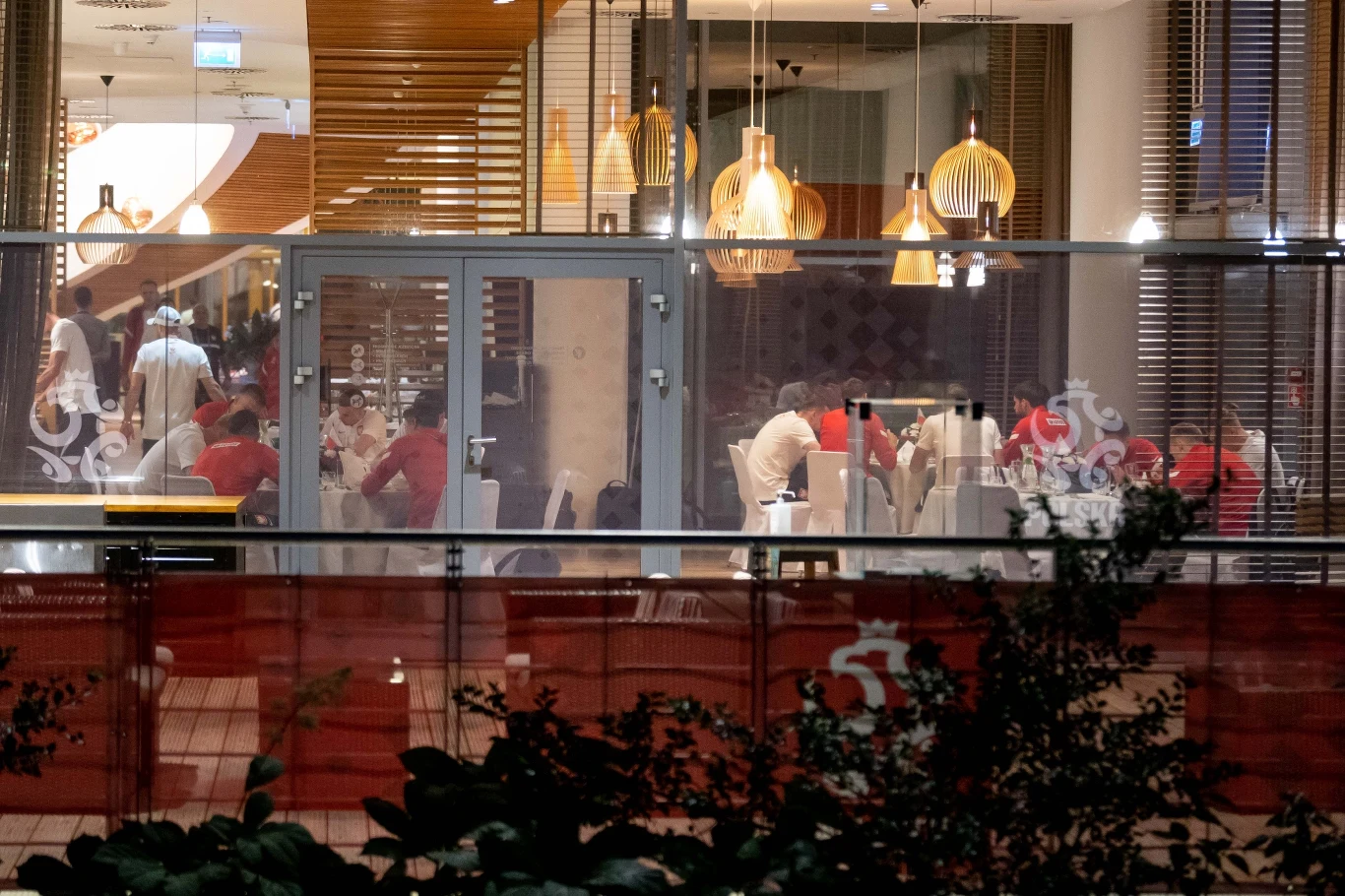 Był też wspólny posiłek w hotelu Był też wspólny posiłek w hotelu