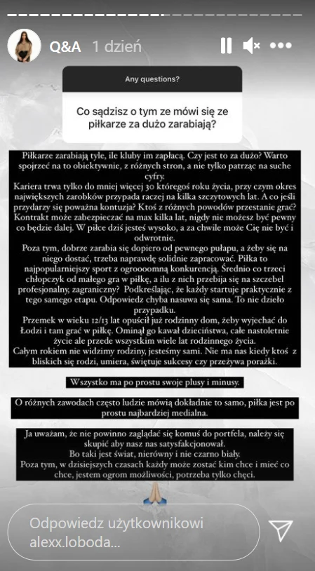 Aleksandra Łoboda szczera do bólu /https://www.instagram.com/alexx.loboda/