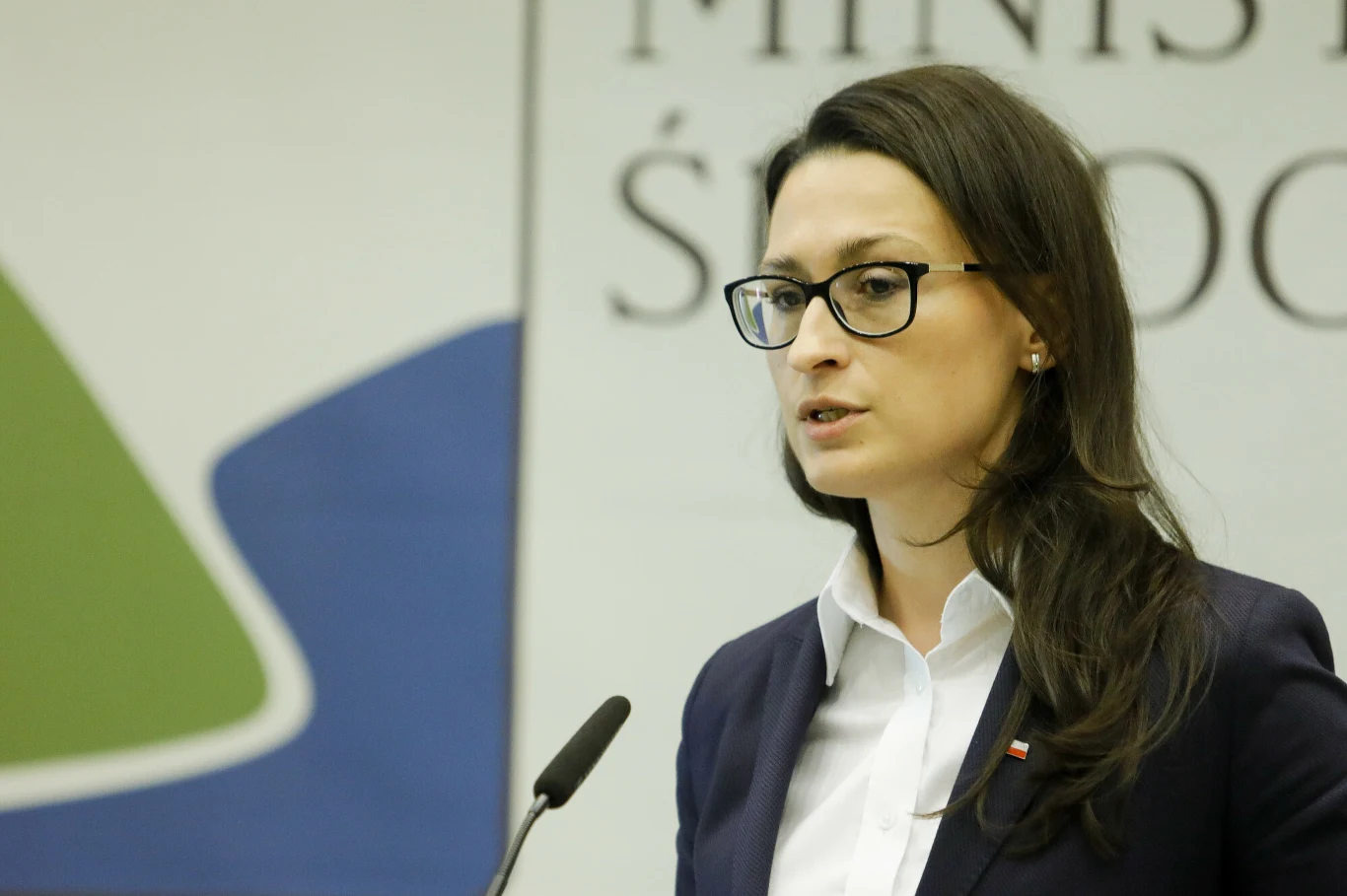 Wiceministra klimatu i środowiska Małgorzata Golińska. Wiceministra klimatu i środowiska Małgorzata Golińska.