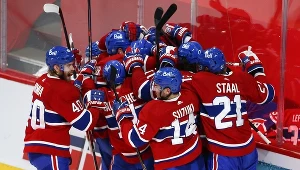 Hokeiści Montreal Canadiens świętują awans do finału