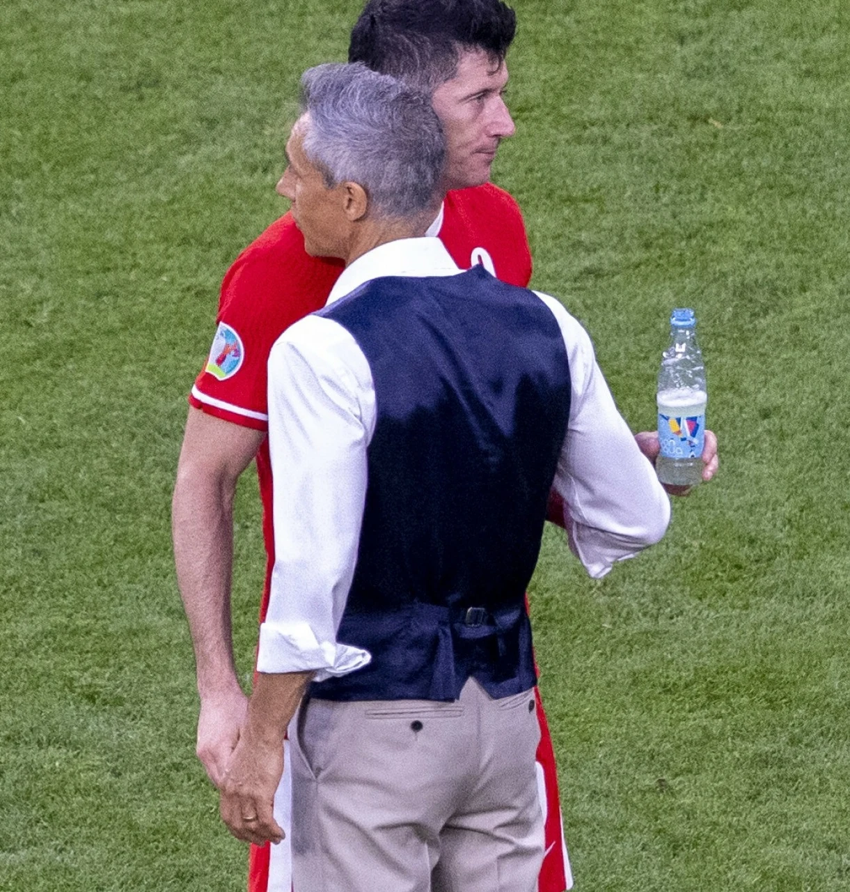 Robert Lewandowski i Paulo Sousa Robert Lewandowski i Paulo Sousa