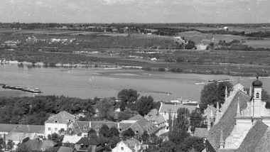 Wisła w Kazimierzu Dolnym, rok 1961