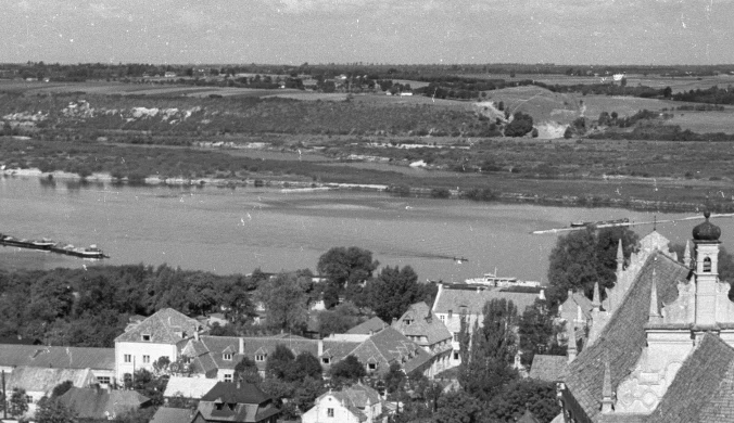 Wisła w Kazimierzu Dolnym, rok 1961