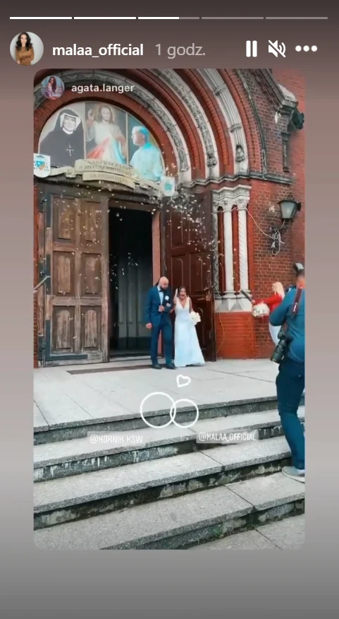 "Mała" Ania wzięła ślub, https://www.instagram.com/malaa_official/ "Mała" Ania wzięła ślub, https://www.instagram.com/malaa_official/