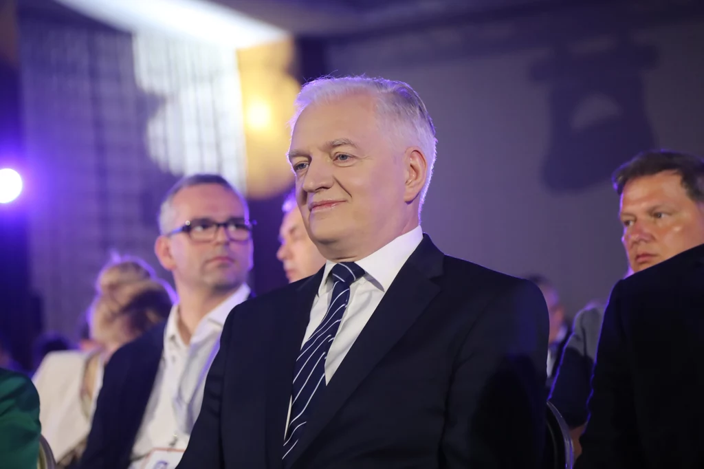 Jarosław Gowin na kongresie Porozumienia Jarosław Gowin na kongresie Porozumienia