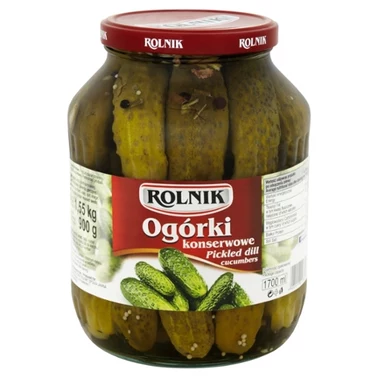 Rolnik Ogórki konserwowe 1,55 kg - 0