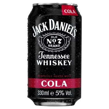 Jack Daniel's Cola Napój alkoholowy gazowany 330 ml - 0