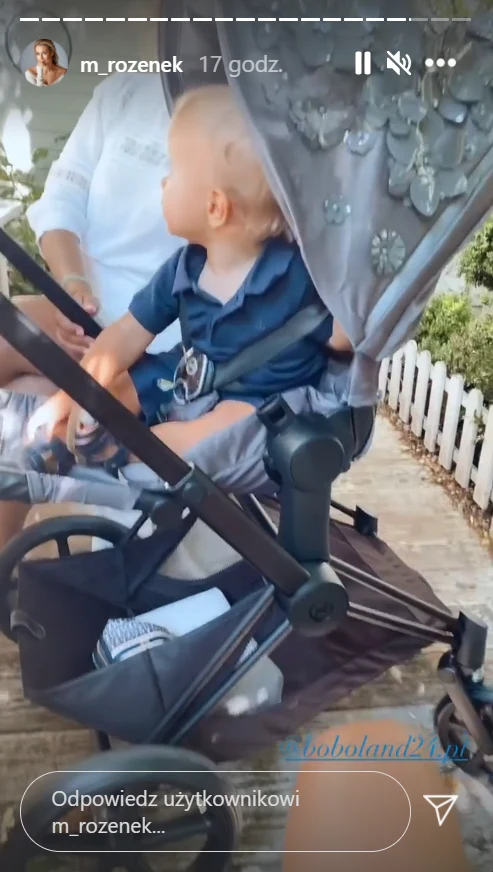 Rozenek chwali się drogim wózkiem na rodzinnym wyjściu, https://www.instagram.com/m_rozenek/ Rozenek chwali się drogim wózkiem na rodzinnym wyjściu, https://www.instagram.com/m_rozenek/