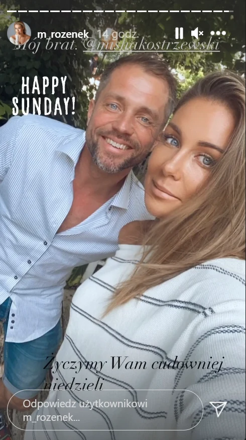 Rozenek z bratem Mishą Kostrzewskim