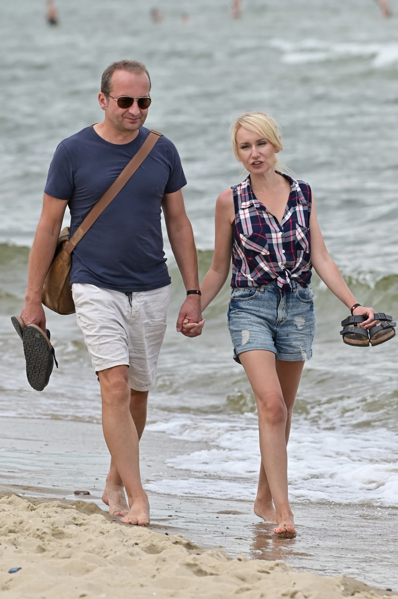 Robert Górski z żoną w Sopocie Robert Górski z żoną w Sopocie