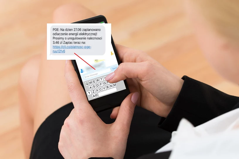 Szkodliwy SMS - oszuści chcą wciągnąć klientów PGE w pułapkę