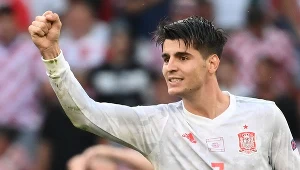 Alvaro Morata triumfuje