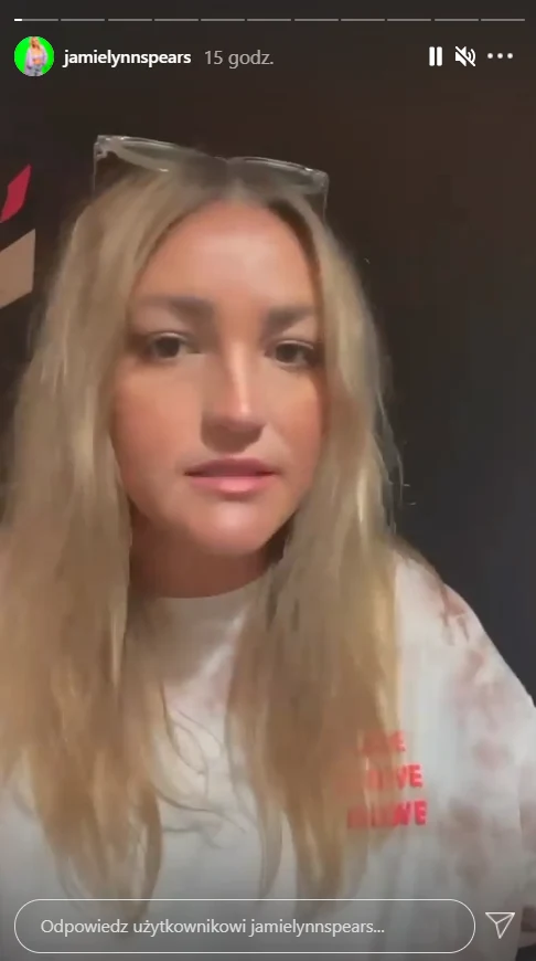 Jamie Lynn Spears wspiera siostrę, https://www.instagram.com/jamielynnspears/ Jamie Lynn Spears wspiera siostrę, https://www.instagram.com/jamielynnspears/