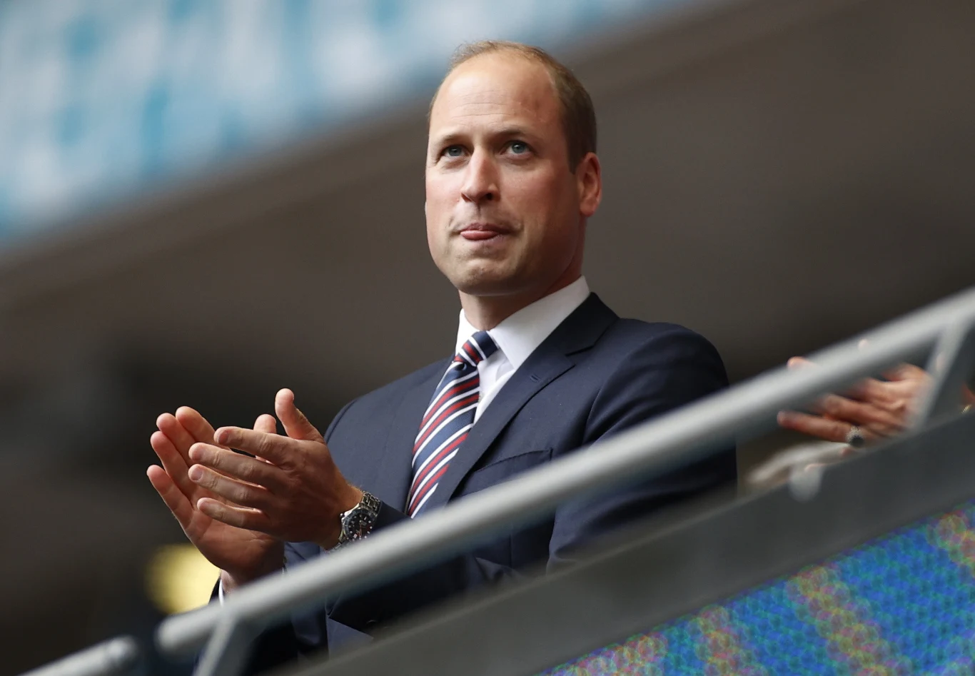 Brytyjskie sławy na meczu Anglia-Niemcy