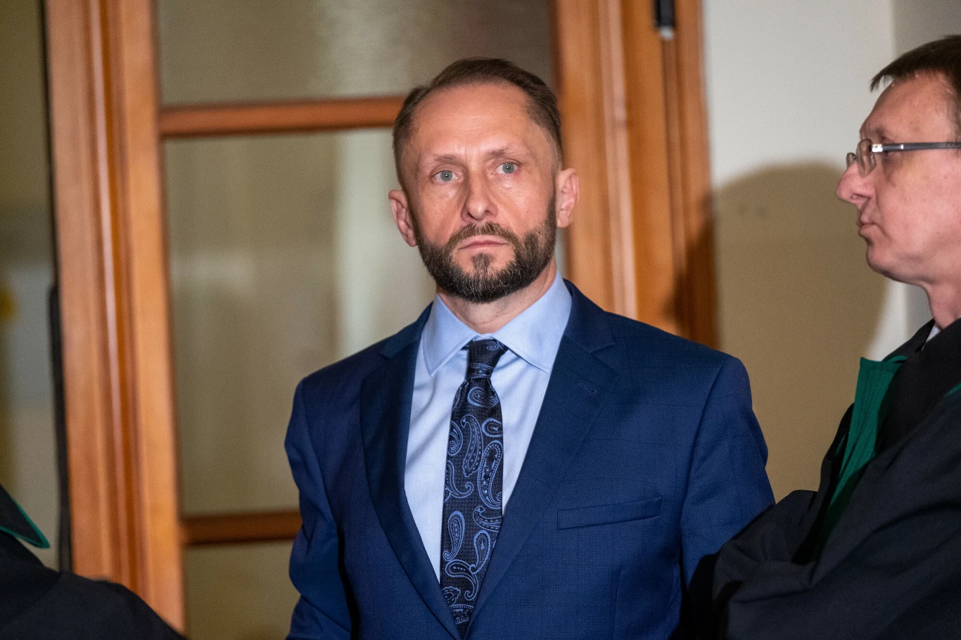 Kamil Durczok w sądzie okręgowym w Katowicach Kamil Durczok w sądzie okręgowym w Katowicach