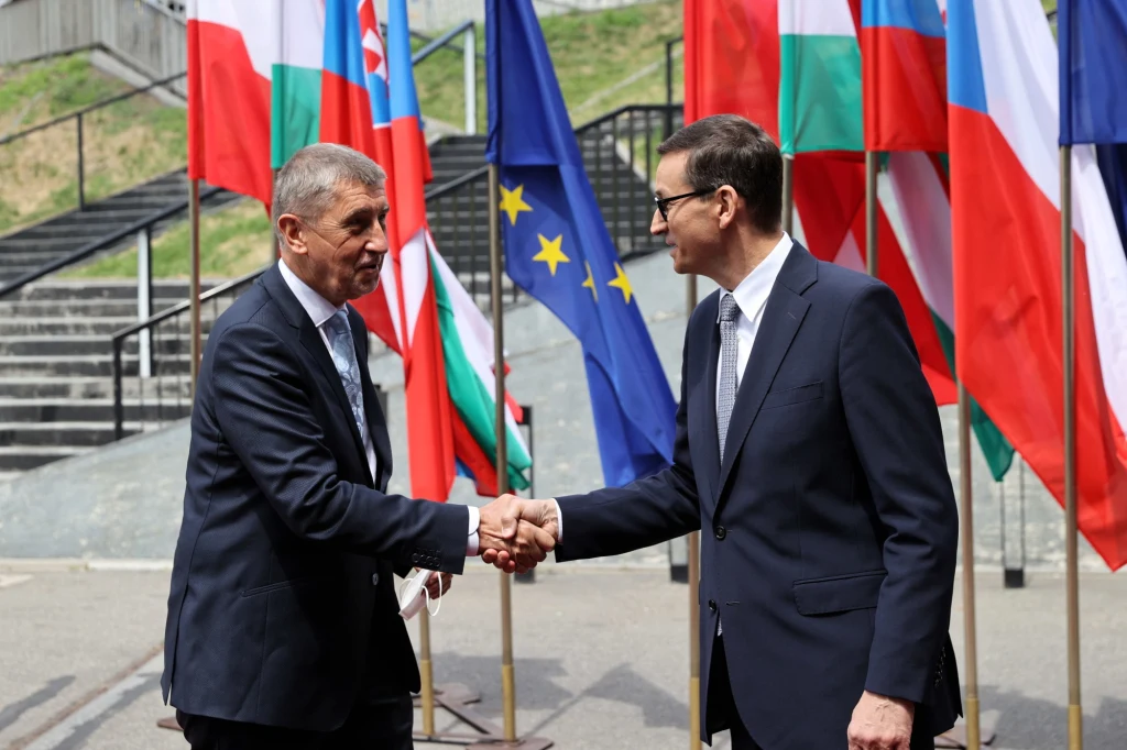 Spotkanie przywódców państw V4 w Katowicach Spotkanie przywódców państw V4 w Katowicach