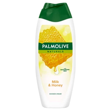 Palmolive Naturals Honey&Milk, kremowy żel pod prysznic mleko i miód 500ml - 3