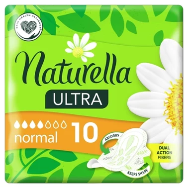 Naturella Ultra Normal Rozmiar 1 Podpaski ze skrzydełkami × 10 - 5