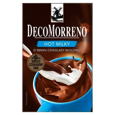 DecoMorreno Hot Milky Napój instant o smaku czekolady mlecznej 250 g (10 x 25 g) - 0