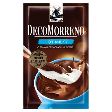 DecoMorreno Hot Milky Napój instant o smaku czekolady mlecznej 25 g - 0
