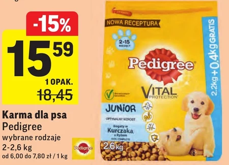 Karma dla psa Pedigree