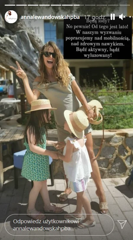 Anna Lewandowska relacjonuje wczasy na Majorce /https://www.instagram.com/annalewandowskahpba