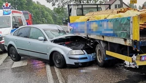 Zderzenie na przejściu. Kierowca zasnął?