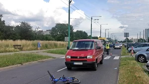 Wjechał na przejście wprost pod samochód...