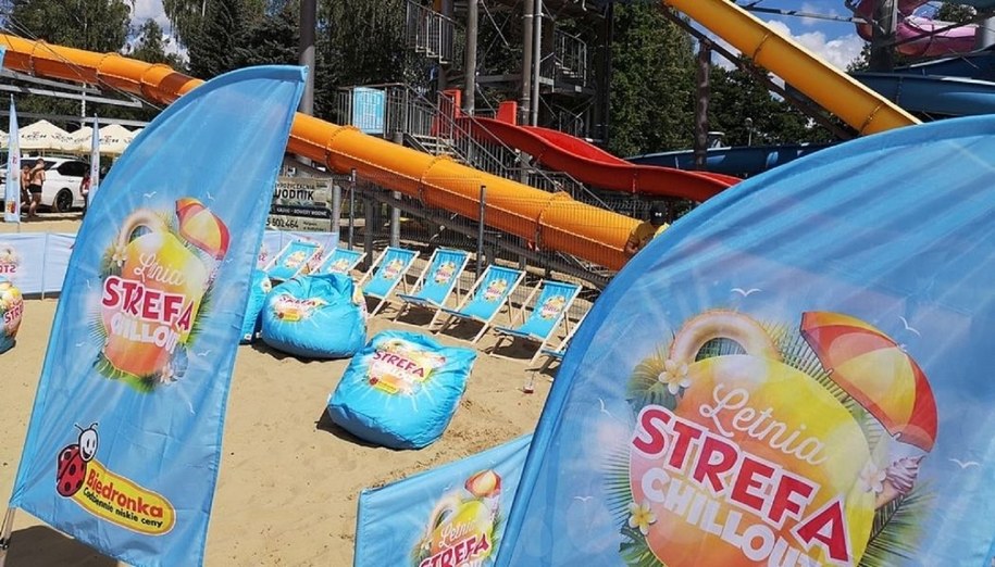 Strefa relaksu od sieci Biedronka. Biedronka w wersji wakacyjnej.