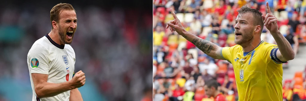 Harry Kane i Andrij Jarmołenko Harry Kane i Andrij Jarmołenko