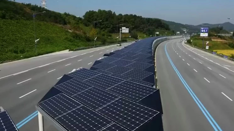 Solarna autostrada rowerowa w Korei