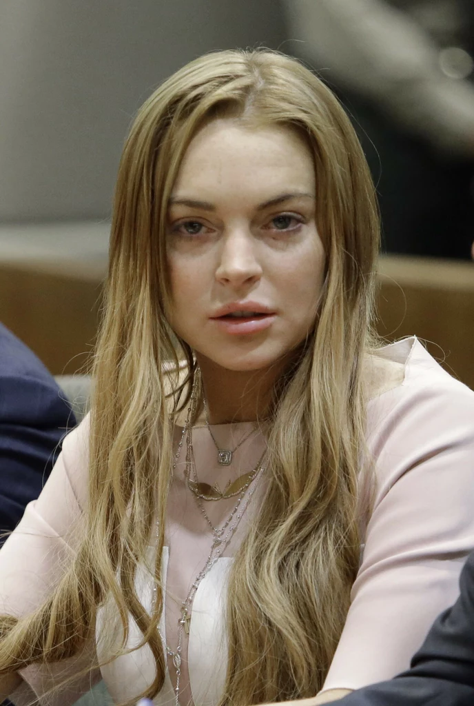 Lindsay Lohan na rozprawie w 2013 roku