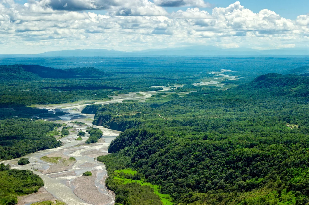 Rzeka Pastaza w Ekwadorze