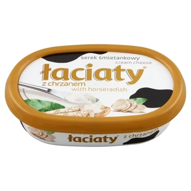 Łaciaty Serek śmietankowy z chrzanem 135 g - 0