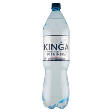 Kinga Pienińska Naturalna woda mineralna gazowana niskosodowa 1,5 l - 0