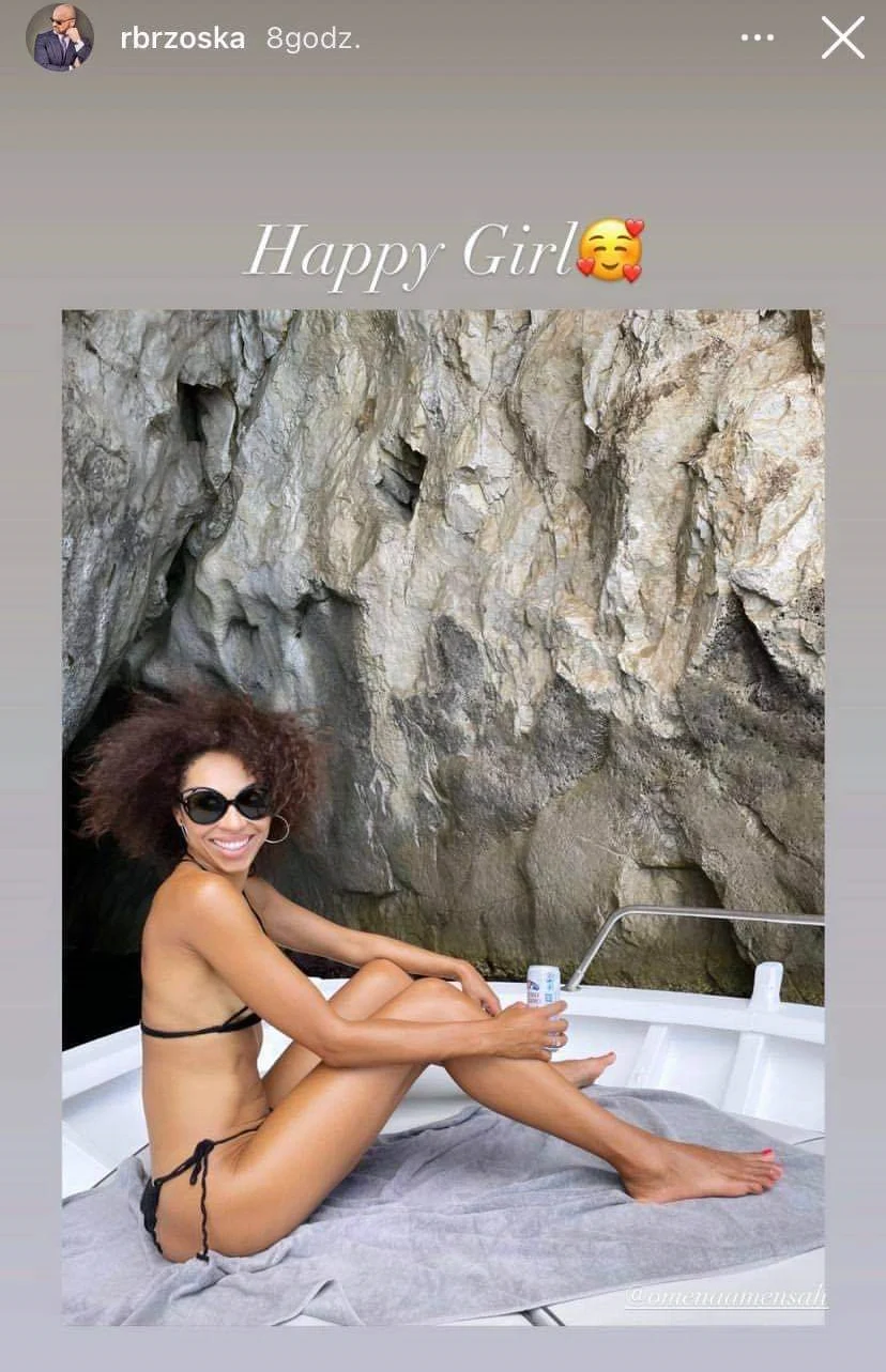 Rafał Brzoska zamieścił na instastory urocze zdjęcie swojej żony