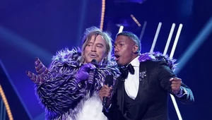 Mickey Rourke i Nick Cannon w programie "The Masked Singer"